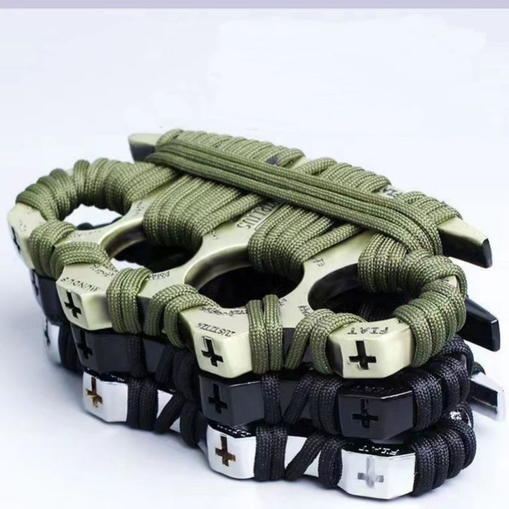 Large Hole Paracord Wrapped EDC Gear – Compact Outdoor Accessory