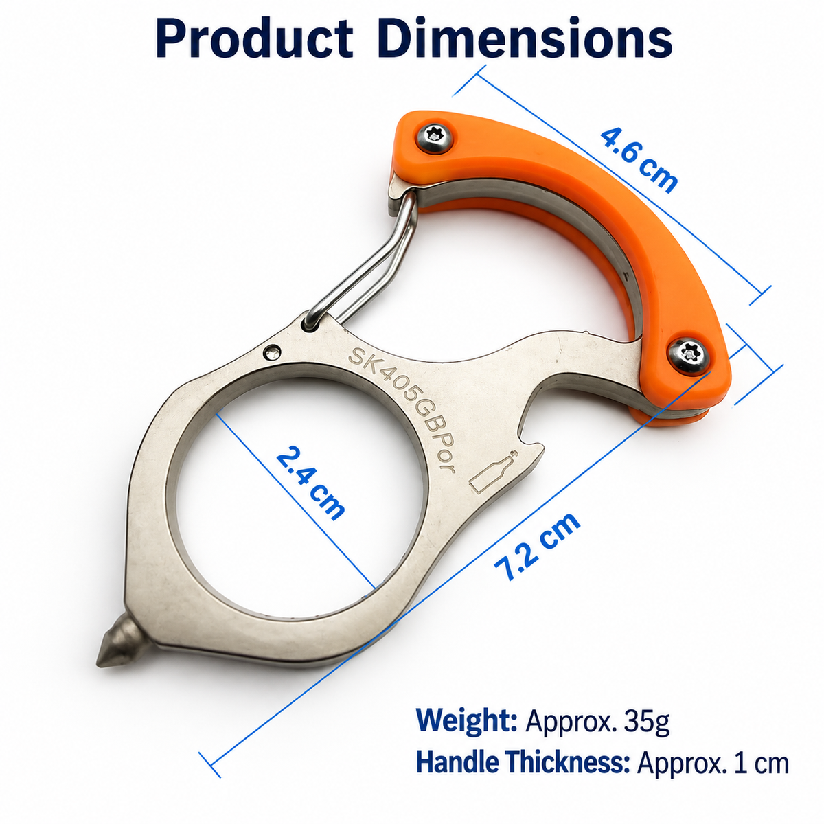 Compact EDC Utility Tool – Portable Outdoor Keychain Accessory
