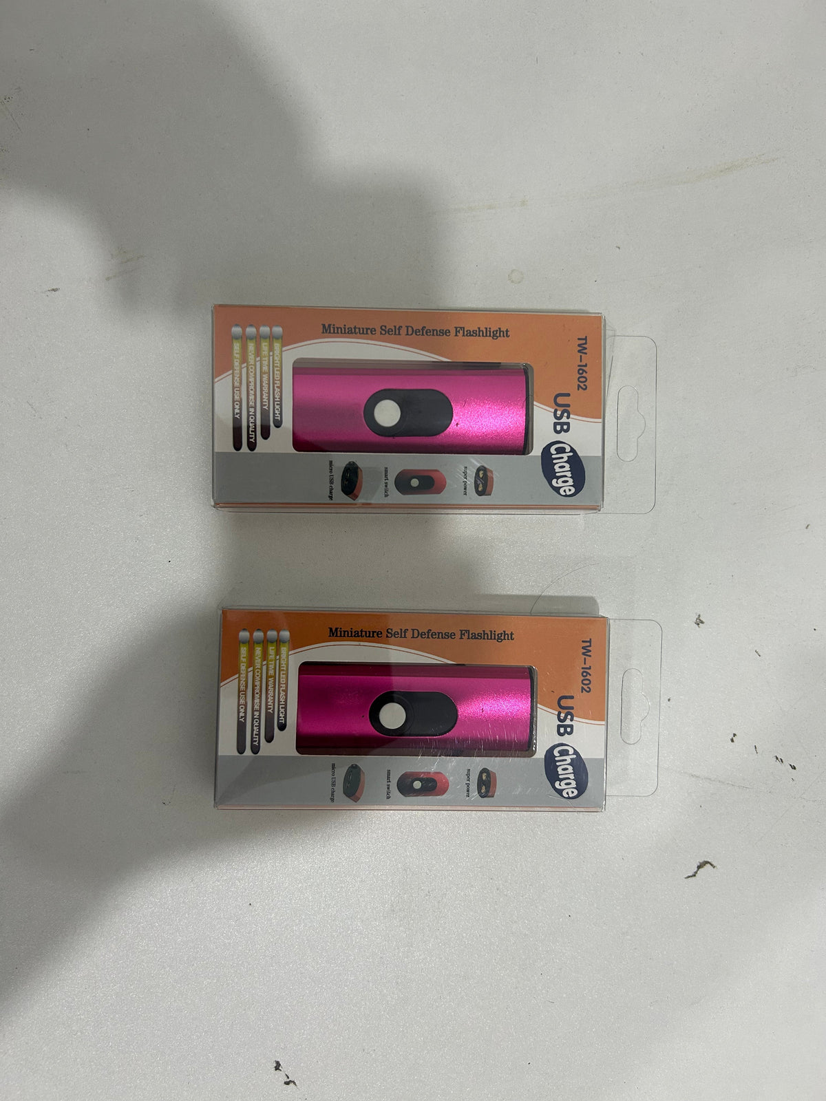 Mini Compact Flashlight Safety Device