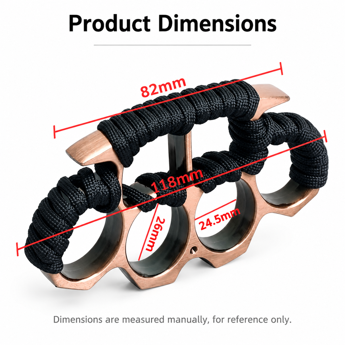 Paracord Wrapped Metal EDC Gear – Compact Outdoor Utility Accessory