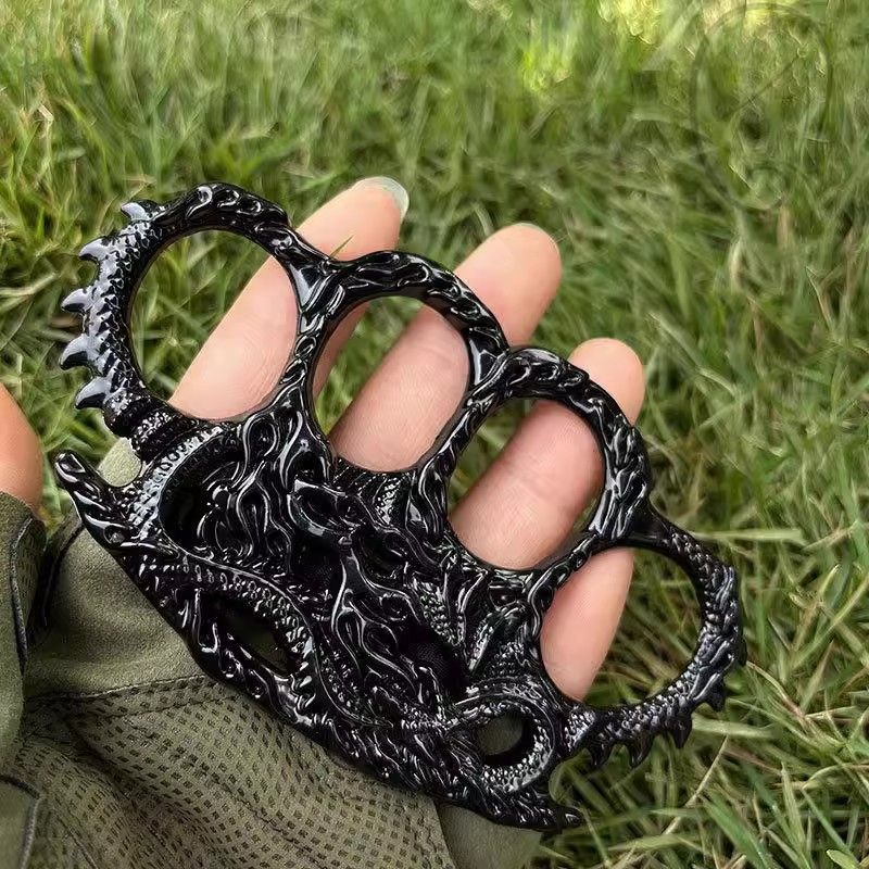 Vintage Dragon Metal Ring Accessory – Black, Gold & Silver Editions