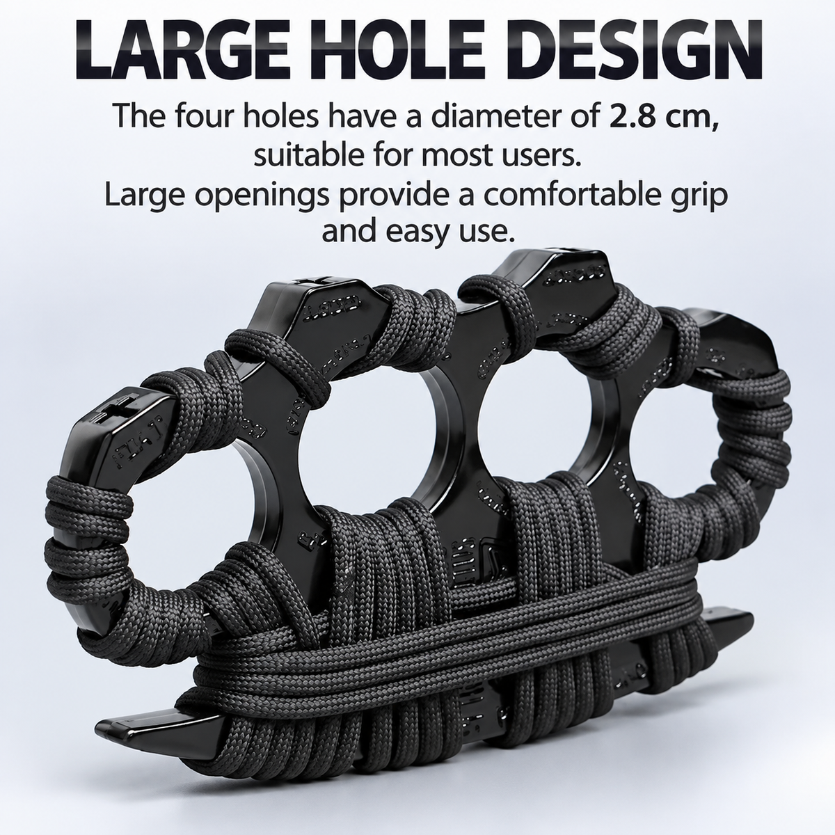 Large Hole Paracord Wrapped EDC Gear – Compact Outdoor Accessory
