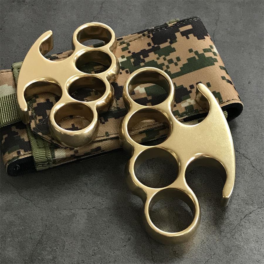 Stonewashed Brass EDC Safety Tool