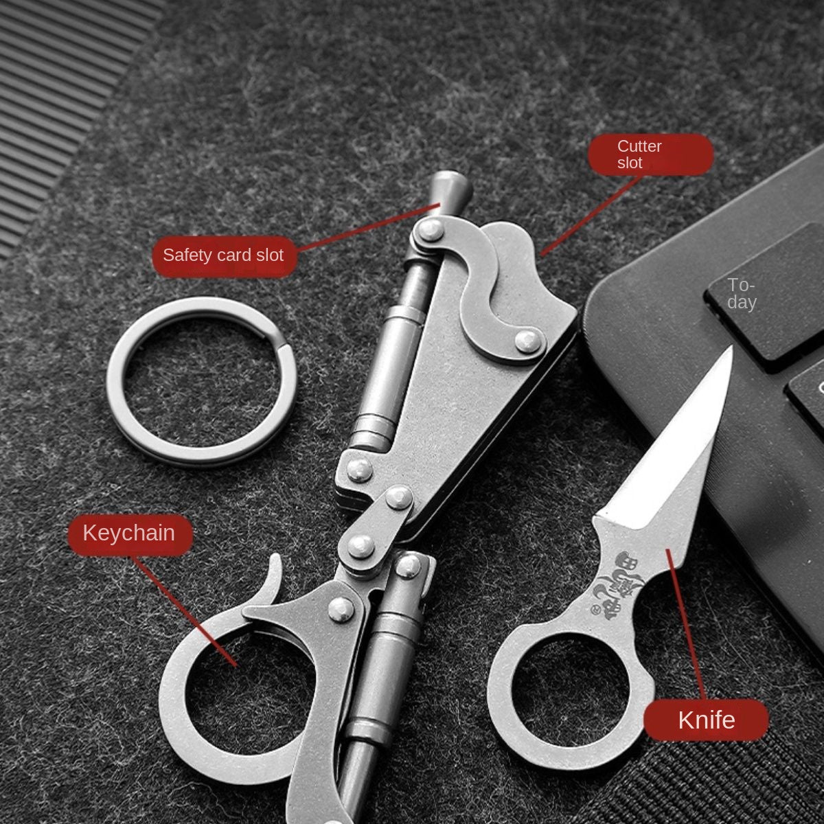 High Rebound Keychain EDC Tool