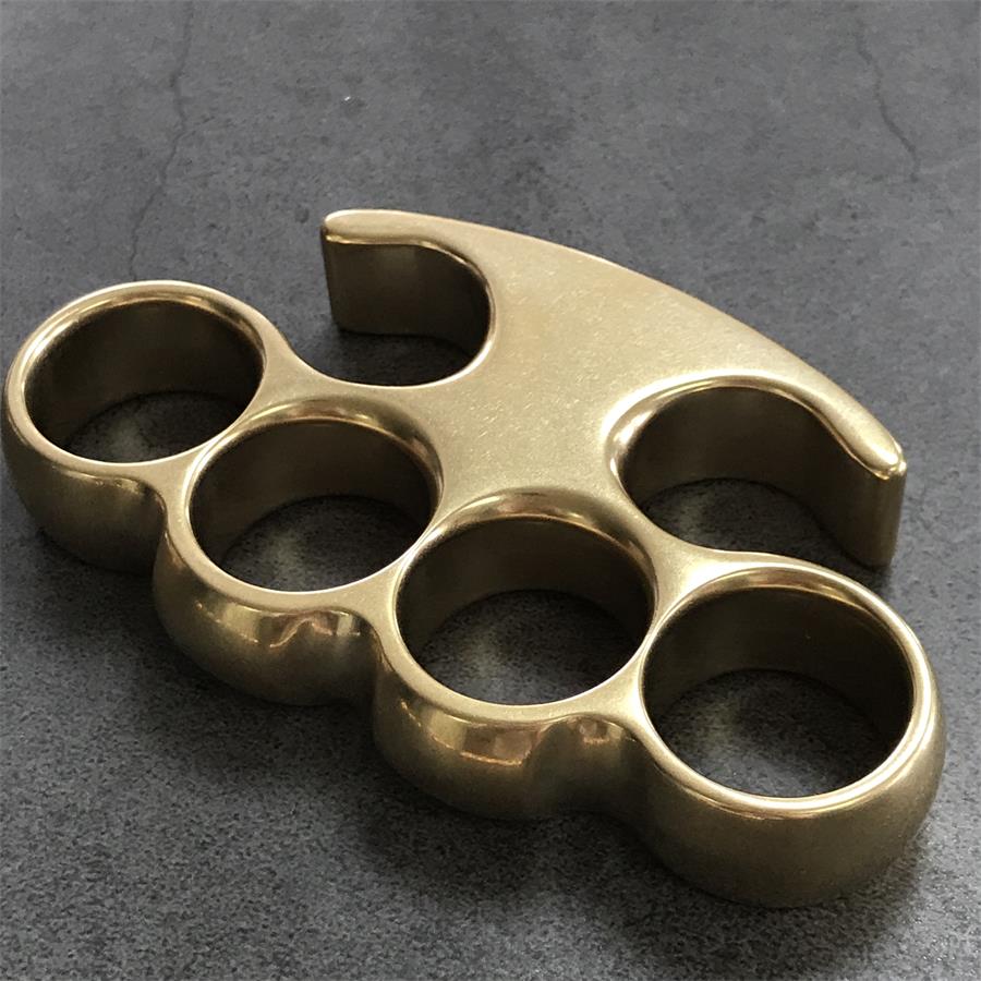 Stonewashed Brass EDC Safety Tool