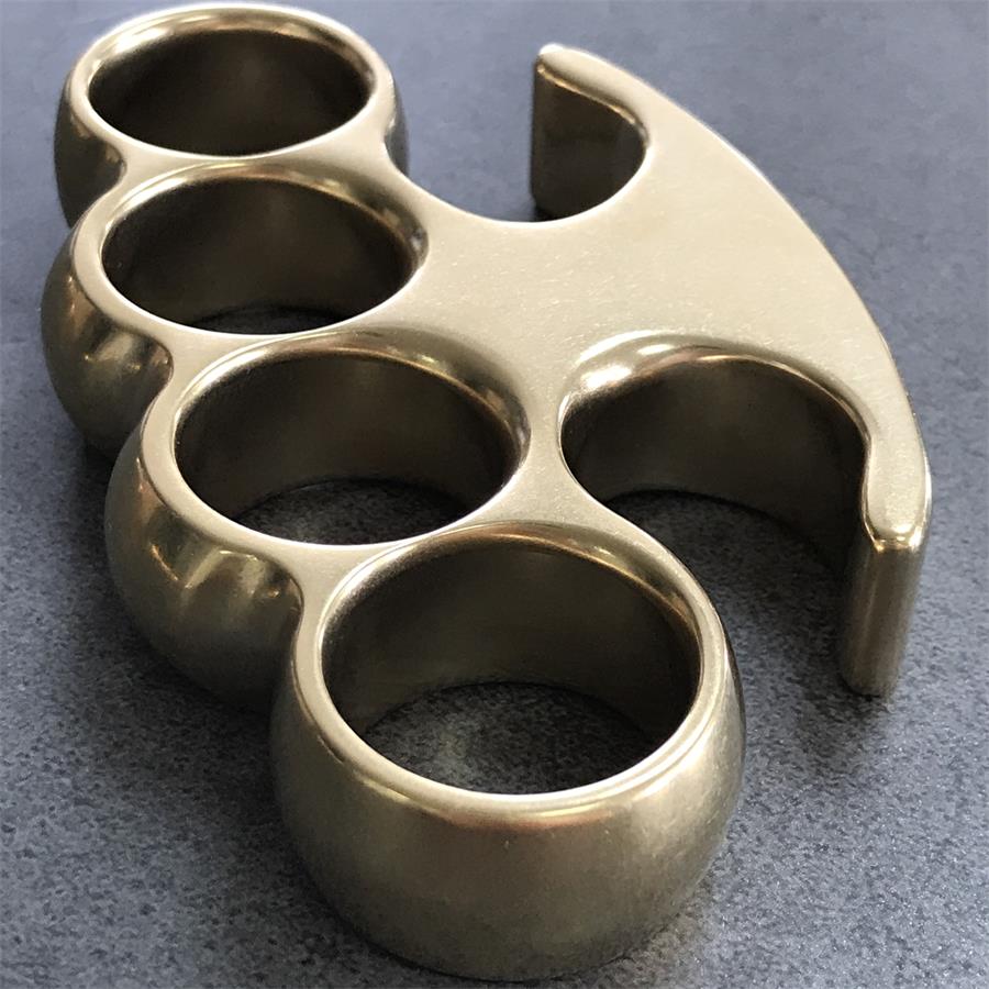 Stonewashed Brass EDC Safety Tool